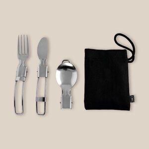 Goya 52056 - Set Posate Acciaio Inox Pieghevoli con Custodia CLIMB