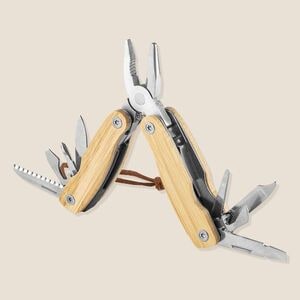 Goya 52536 - Multitool in Acciaio e Bambù, 9 Funzioni GAURI
