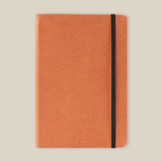 Goya 52579 - Recycled Leather A5 Hardcover Notebook with Bookmark ROGUE