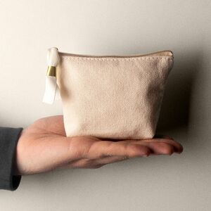 Goya 53023 - Borsa in Cotone Riciclato 280 gr/m² con Tirazip Dorato ARGENT