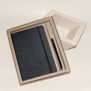 Goya 53586 - Set ECO Notebook RPET e Penna Alluminio NIGHTFALL