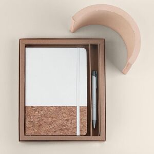 Goya 53590 - Cork Notebook and Rubber Pen Set ECLIPSE