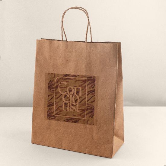 Kraft Paper Bag with Twisted Handle AYSEN