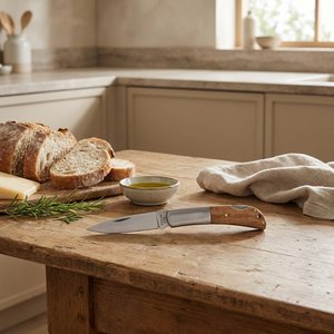 SKARP Coltello pieghevole in acacia - GiftRetail MO2297