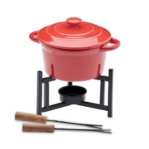 BIG KASE Set fonduta in ceramica 300 ml - GiftRetail MO2386