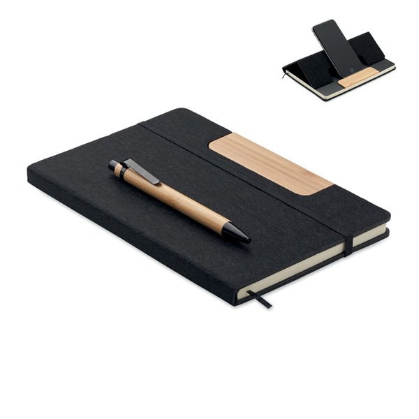 NOTEMIX A5 RPET notebook set - GiftRetail MO2390