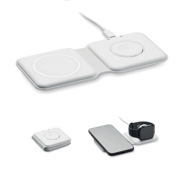 FLIP Caricatore 2 in 1 pieghevole 15W - GiftRetail MO2445
