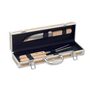 TOOLDERA Attrezzi da barbecue in acciaio in - GiftRetail MO2471