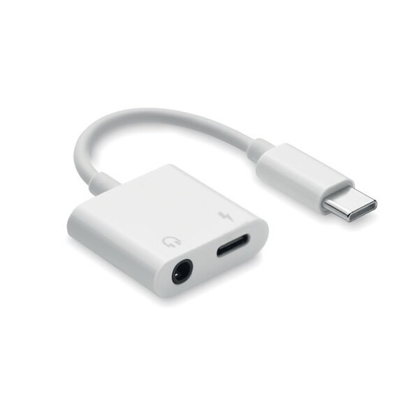 KOENET Splitter audio con jack ABS di tip - GiftRetail MO2496