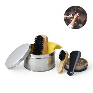 6-piece shoe cleaning kit - Egotier 98117