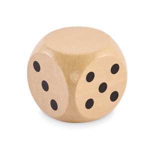 DADO Dadi di legno Schima Ø 5 cm - GiftRetail MO2614