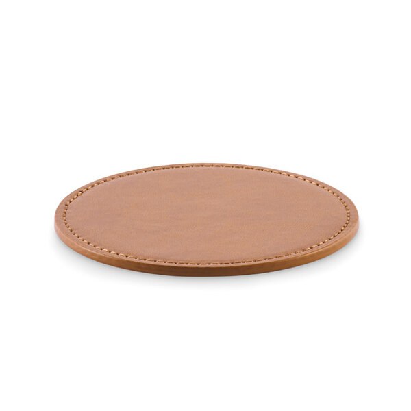 POSA Sottobicchiere rotondo in PU - GiftRetail MO2616