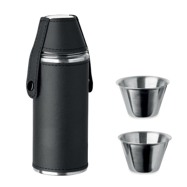COCOON Fiaschetta con bicchierini - GiftRetail MO2628