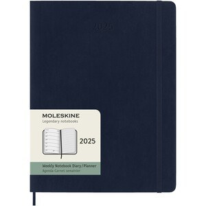 Moleskine 107755 - Blocco note 12 mesi formato XL con copertina morbida Moleskine