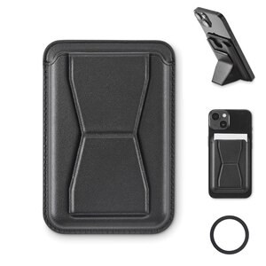 LEAMAG Portacarte magnetico in PU - GiftRetail MO2654