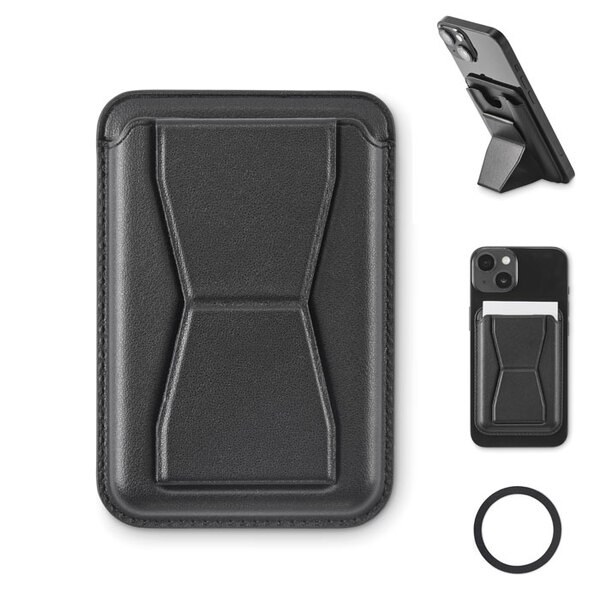 LEAMAG Portacarte magnetico in PU - GiftRetail MO2654