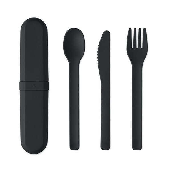 BITEFUL Set di posate e astuccio in PLA - GiftRetail MO2743