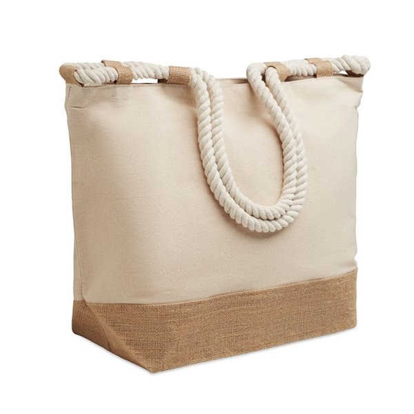 MAKENKE Borsa da spiaggia in tela - GiftRetail MO2805