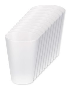 Pack da 100 GiftRetail MO6375 - FESTA LARGE Tazza per eventi riutilizzabile
