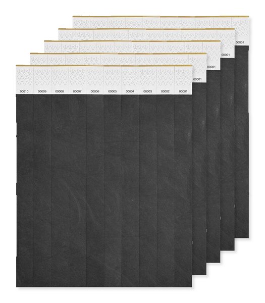 Pack da 50 GiftRetail MO8942 - TYVEK Tyvek® Braccialetto