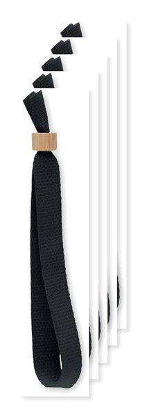 Pack da 5 GiftRetail MO6706 - FIESTA Bracciale in poliestere RPET
