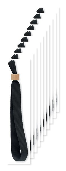 Pack da 100 GiftRetail MO6706 - FIESTA Bracciale in poliestere RPET