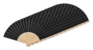 Pack of 10 GiftRetail MO6828 - FANNY PAPER Elegant Bamboo and Paper Handheld Fan