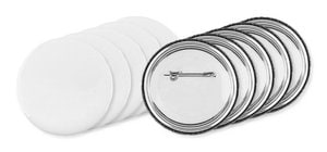 Pack da 50 GiftRetail MO9330 - PIN Spille Personalizzabili con Inlay di Carta