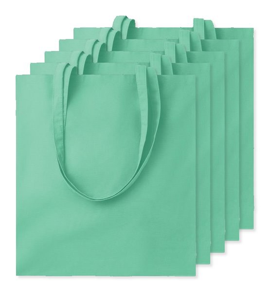 Pack da 50 GiftRetail MO9268 - COTTONEL COLOUR + Shopper in cotone 140gr