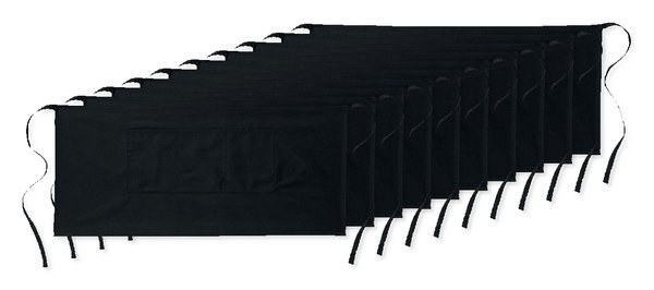 Pack of 10 GiftRetail MO8305 - JARED Waiters apron short 195 gr/m2