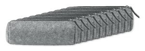 Pack da 10 GiftRetail MO9819 - PENLO Portamatite in feltro