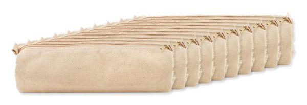 NATU POUCH Eco-Friendly Cotton Pencil Case with Zipper