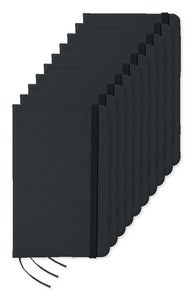 Pack da 10 GiftRetail MO1800 - NOTELUX Notebook A6 a righe