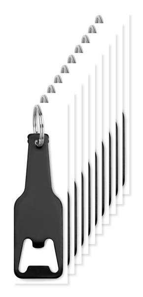 Pack da 10 GiftRetail MO9247 - BOTELIA Apribottiglie portachiavi