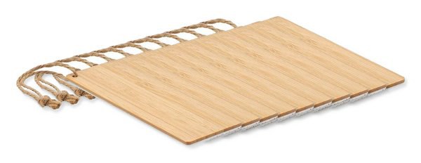 Pack da 100 GiftRetail MO6593 - KUMAKU Segnalibro in bamboo