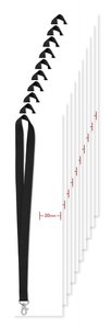 Pack da 10 GiftRetail MO9058 - SIMPLE LANY Cordino semplice LANY