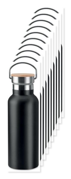 Pack da 10 GiftRetail MO9431 - HELSINKI Thermos doppio strato 500ml