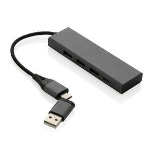 XD Xclusive P308.68 - Hub 3 porte USB in alluminio RCS Terra
