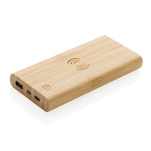 XD Collection P322.35 - Powerbank wireless 8000 mAh 5W in bambù