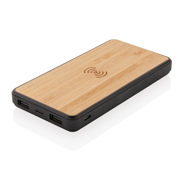 Powerbank wireless da 8.000 mAh in plastica riciclata RCS