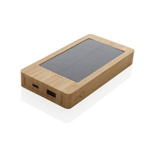 XD Collection P322.39 - Powerbank solare 10.000 mAh in bambù