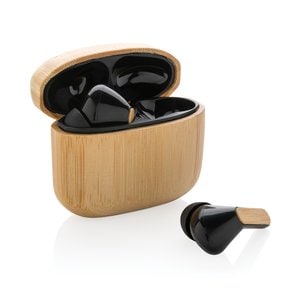 XD Collection P329.93 - Auricolari TWS in plastica riciclata RCS e bambù