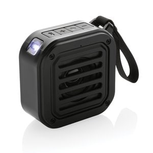 XD Collection P331.03 - 3W RCS recycled plastic wireless sunwave solar speaker