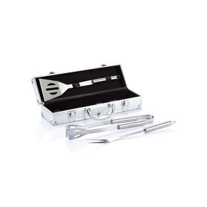 XD Collection P422.17 - Set BBQ 3 pezzi in valigetta di alluminio