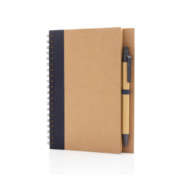 XD Collection P774.26 - Kraft spiral notebook with pen