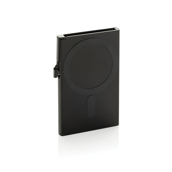 Porta carte magnetico RFID in alluminio per smartphone